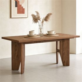 Long dining table, kitchen dining table, living room dining table, farmhouse style