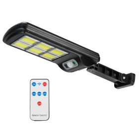 1Pc 450W 300W 200W Solar Powered Motion Sensor Wall Lights Outdoor IP65 Waterproof 3 Modes With Remote Control For Street Front Door Deck (Option: 450W)