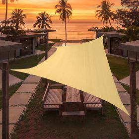 Artpuch Custom Size Sand Sun Shade Sail Triangle Canopy 185 GSM Durable Fabric UV Block Awning for Outdoor Patio Garden Backyard (Customized Avai (size: 06'x10')