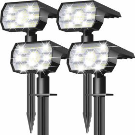 Solar Lawn Lights Courtyard Lights Outdoor Waterproof 4 (Option: 4Pcs)